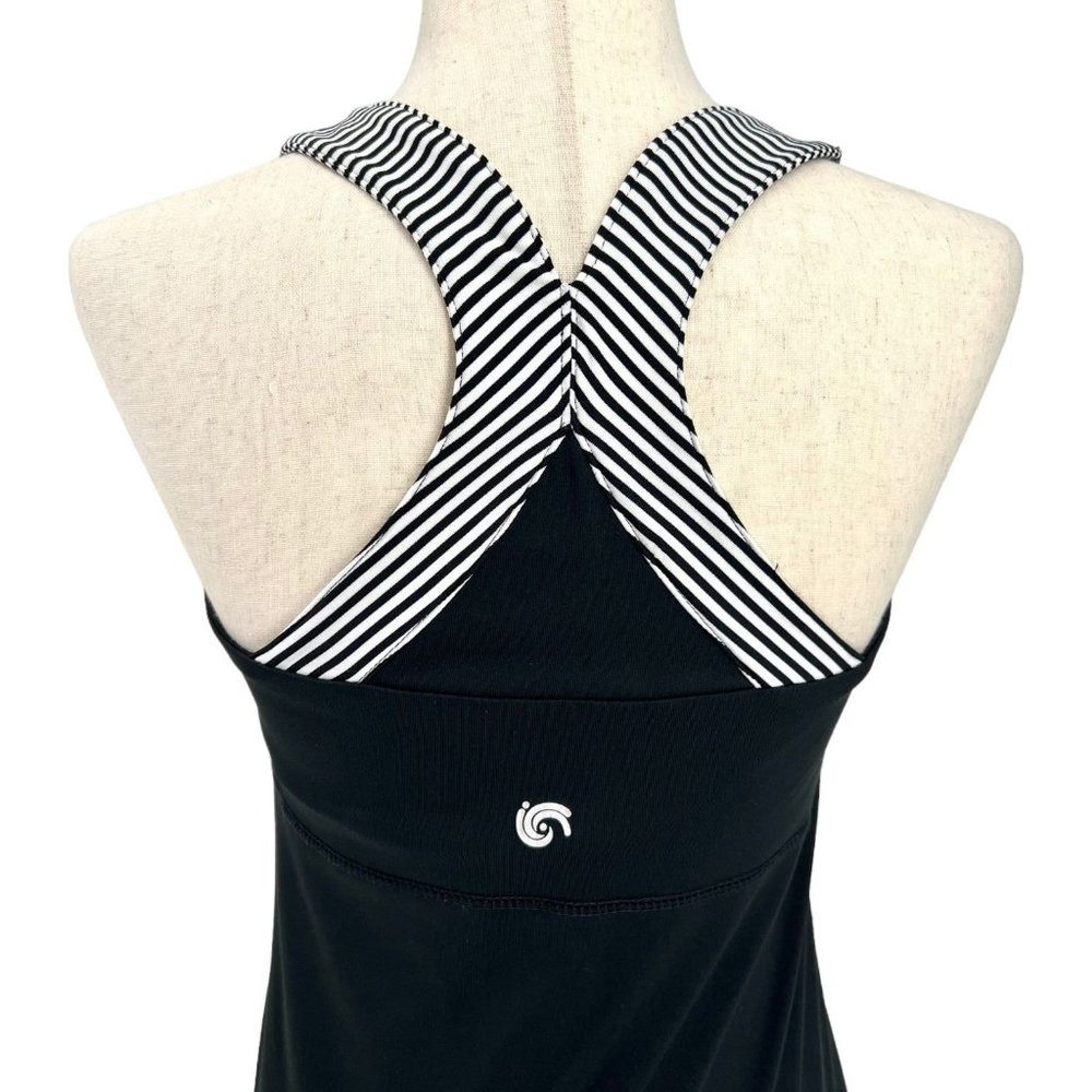 Inmotion Racerback Striped V-neck Workout Tank | Small - Picture 5 of 7